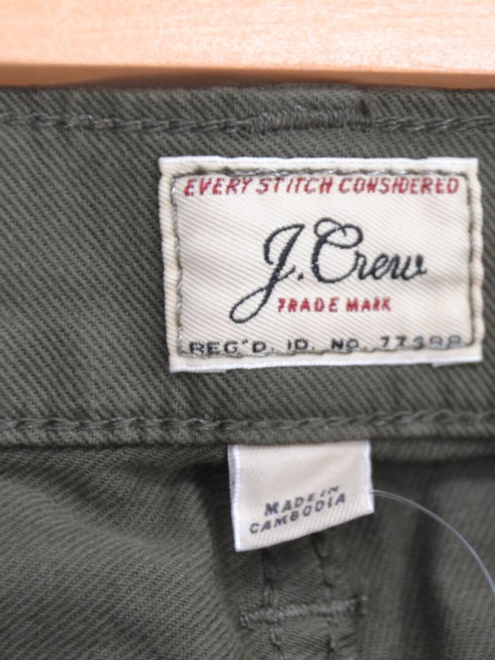 J. Crew 484 Slim Fit Pant Olive Green 28x32 NWT - Picture 5 of 9